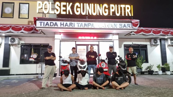 Polisi Bongkar Sindikat Maling Motor di Bogor, Pencuri hingga Penadah Ditangkap