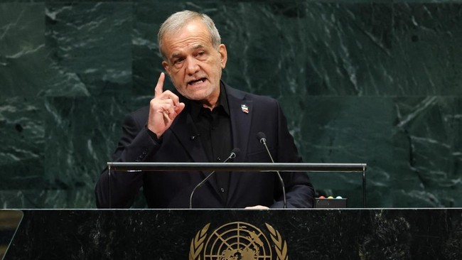 Presiden Iran di Sidang PBB Tegaskan Tak Akan Tunduk pada Tekanan AS